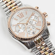  Shop Authentic Michael Kors Lexington Silver Dial Two Tone Steel Strap Watch for Women - MK5735 - Luxxuri