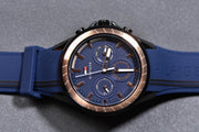  Shop Authentic Tommy Hilfiger Aiden Chronograph Blue Dial Blue Silicone Strap Watch For Men - 1791860 - Luxxuri