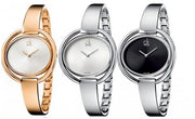  Shop Authentic Calvin Klein Impetuous Black Dial Silver Steel Strap Watch for Women - K4F2N111 - Luxxuri