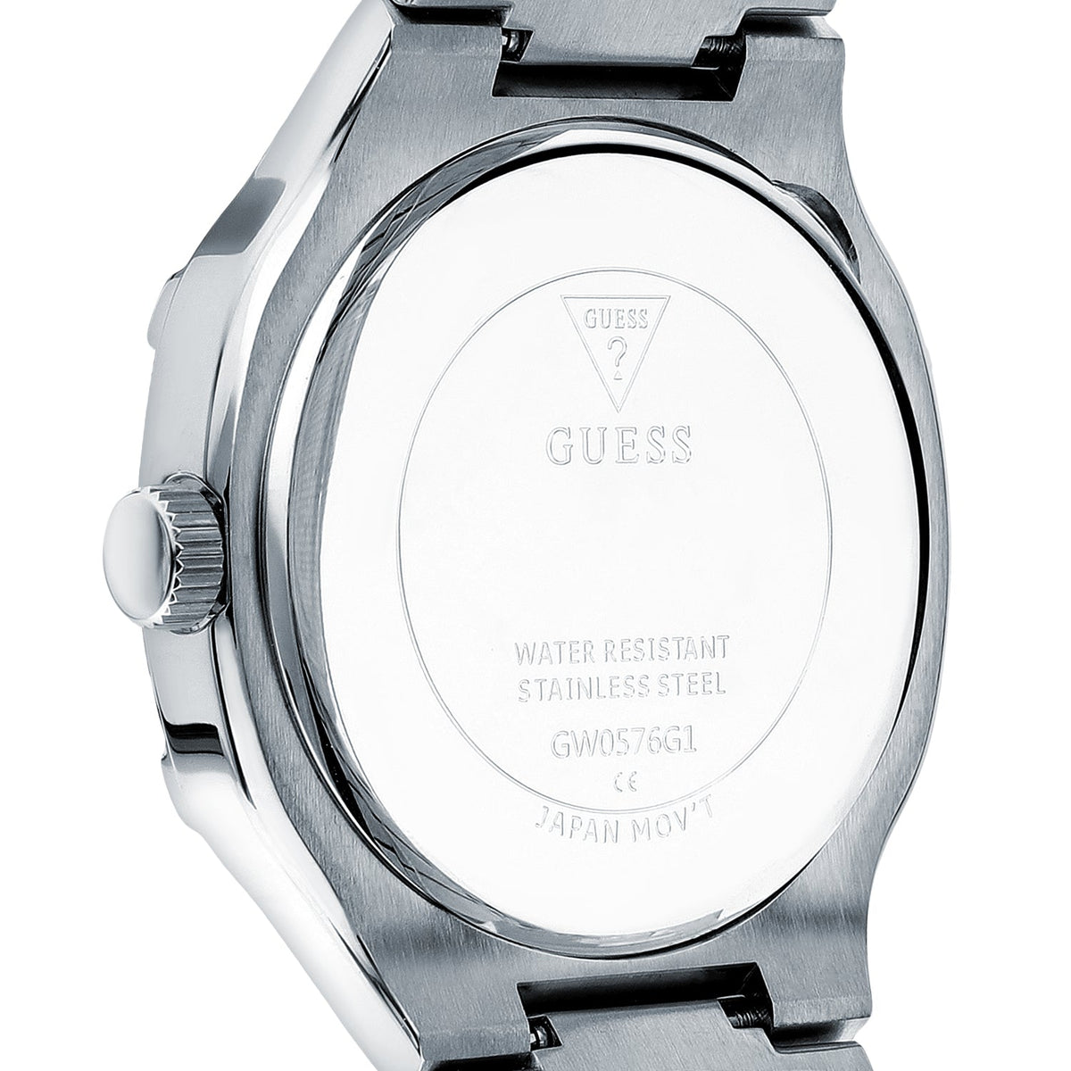  Shop Authentic Guess Duke Glitz Black Dial Silver Steel Strap Watch For Men - GW0576G1 - Luxxuri