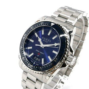  Shop Authentic Gucci Dive Quartz Blue Dial Silver Steel Strap Watch For Men - YA136311 - Luxxuri