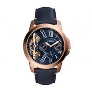  Shop Authentic Fossil Grant Twist Multifunction Blue Dial Blue Leather Strap Watch for Men - ME1162 - Luxxuri