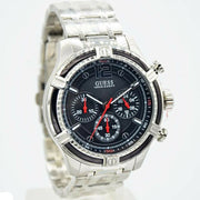  Shop Authentic Guess Circuit Chronograph Black Dial Silver Steel Strap Watch For Men - W0968G1 - Luxxuri