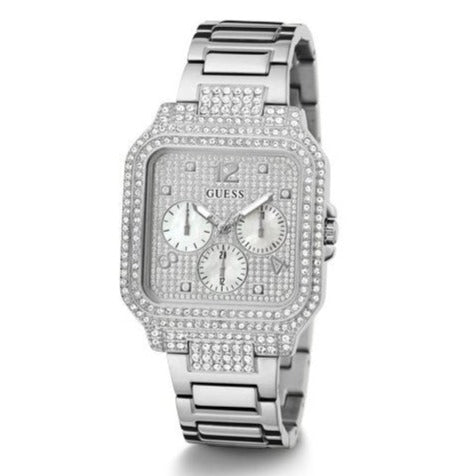  Shop Authentic Guess Deco Multifunction Quartz Silver Dial Silver Steel Strap Watch For Women - GW0472L1 - Luxxuri