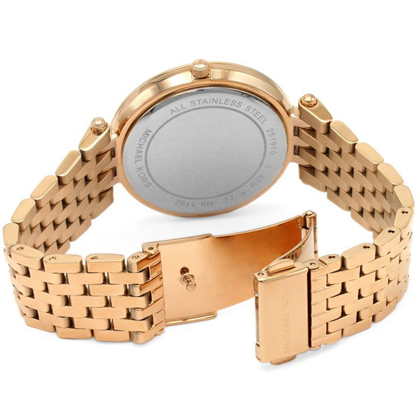  Shop Authentic Michael Kors Darci Silver Dial Gold Stainless Steel Strap Watch for Women - MK3191 - Luxxuri