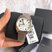 Shop Authentic Marc Jacobs Mandy Silver Dial Brown Leather Strap Watch for Women - MJ1563 - Luxxuri