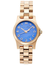  Shop Authentic Marc Jacobs Henry Dinky Blue Dial Rose Gold Steel Strap Watch for Women - MBM3204 - Luxxuri