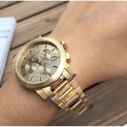  Shop Authentic Burberry The City Gold Dial Gold Steel Strap Watch for Women - BU9753 - Luxxuri