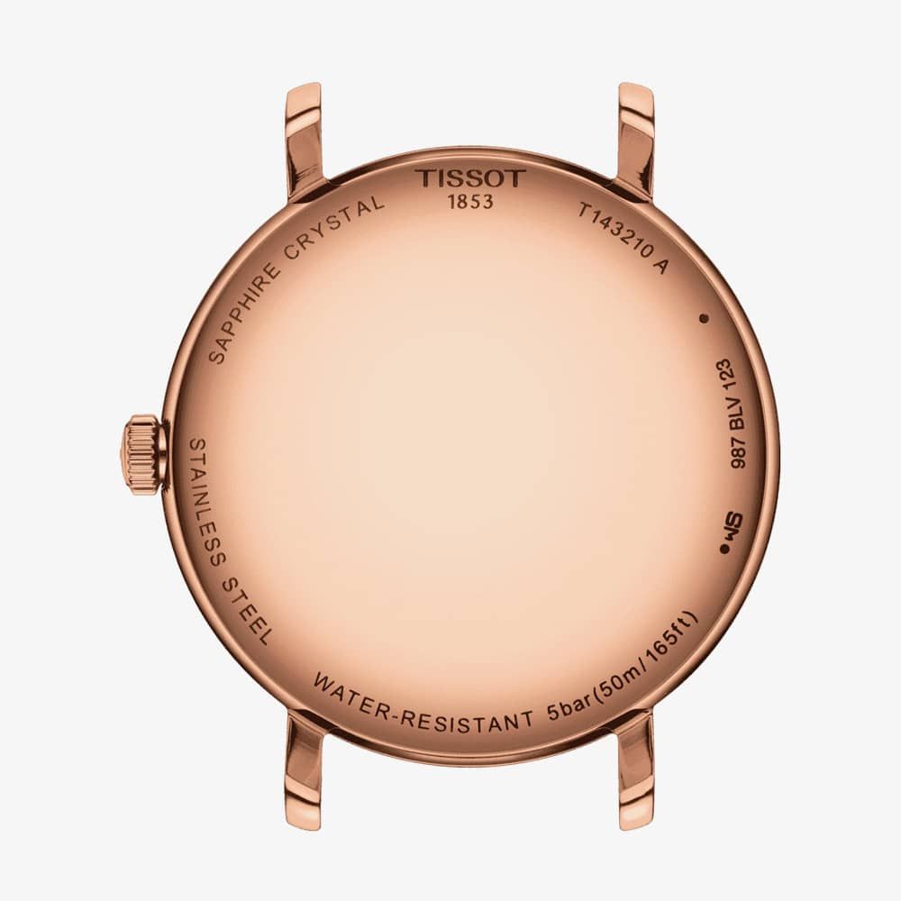  Shop Authentic Tissot Everytime Lady Silver Dial Brown Leather Strap Watch for Women - T143.210.36.011.00 - Luxxuri