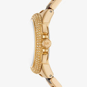  Shop Authentic Michael Kors Camille Chronograph Brown Dial Two Tone Steel Strap Watch For Women - MK7269 - Luxxuri