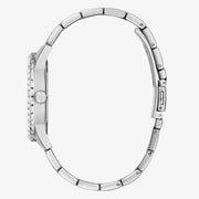  Shop Authentic Guess Sparkler Diamonds Silver Dial Silver Steel Strap Watch for Women - GW0111L1 - Luxxuri