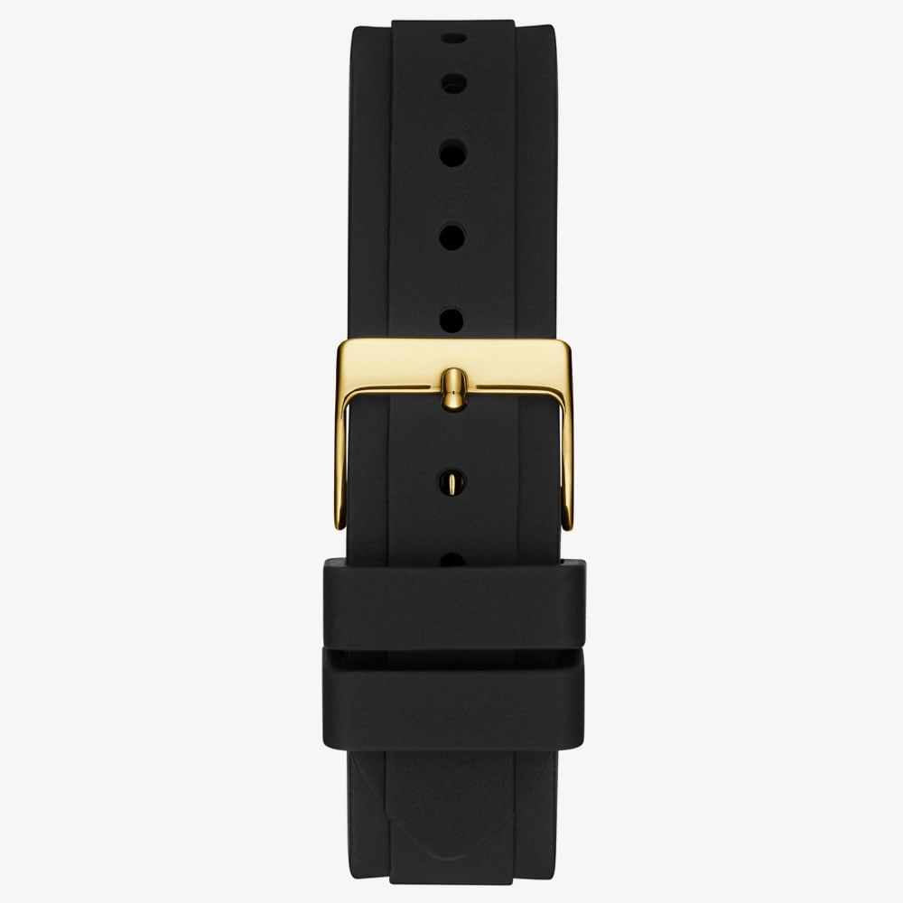  Shop Authentic Guess Solstice Green Dial Black Rubber Strap Watch for Women - GW0113L1 - Luxxuri