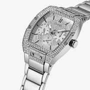  Shop Authentic Guess Phoenix Multifunction Crystals Silver Dial Silver Steel Strap Watch For Men - GW0094G1 - Luxxuri