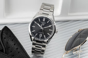  Shop Authentic Tag Heuer Carrera Date Black Dial Silver Steel Strap Watch for Men - WBN2110.BA0639 - Luxxuri