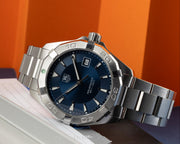 Shop Authentic Tag Heuer Aquaracer Blue Dial Watch for Men - WAY1112.BA0928 - Luxxuri