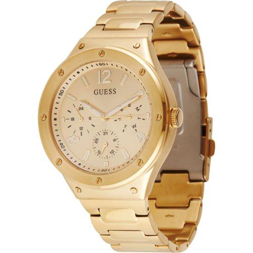  Shop Authentic Guess Scope Gold Dial Gold Steel Strap Watch for Men - GW0454G2 - Luxxuri