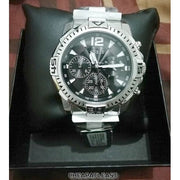  Shop Authentic Guess Commander Chronograph Black Dial Silver Steel Strap Watch for Men - GW0056G1 - Luxxuri