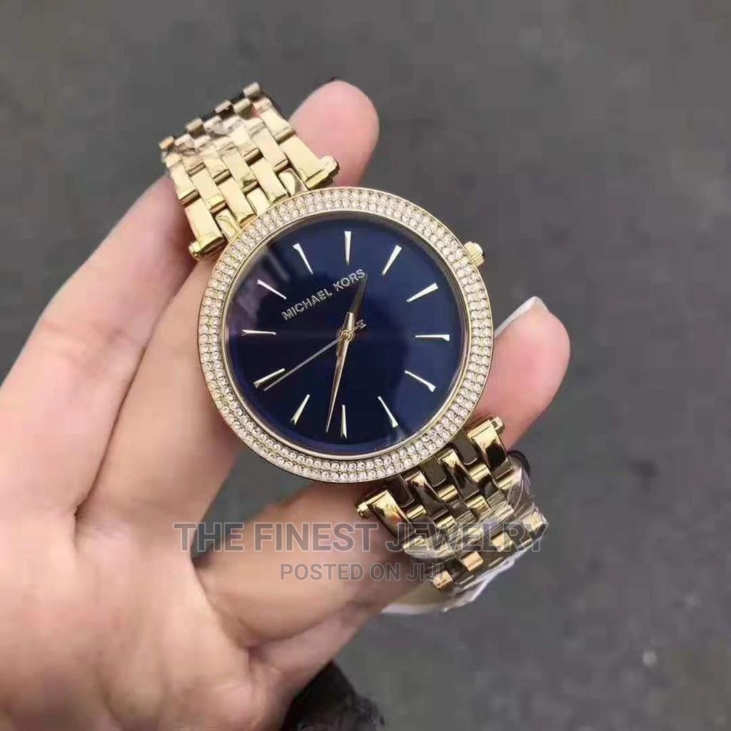  Shop Authentic Michael Kors Darci Blue Dial Gold Steel Strap Watch for Women - MK3406 - Luxxuri