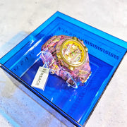  Shop Authentic Versace Icon Active Chronograph Quartz Gold Dial Red Leather Strap Watch For Men - VEZ701222 - Luxxuri