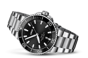  Shop Authentic Oris Aquis Date Black Dial Silver Steel Strap Watch for Men - 0173377304134-0782405PEB - Luxxuri