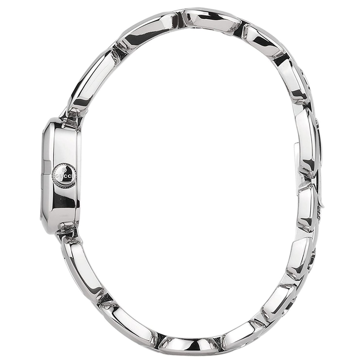  Shop Authentic Gucci G Gucci Brown Dial Silver Steel Strap Watch For Women - YA125507 - Luxxuri