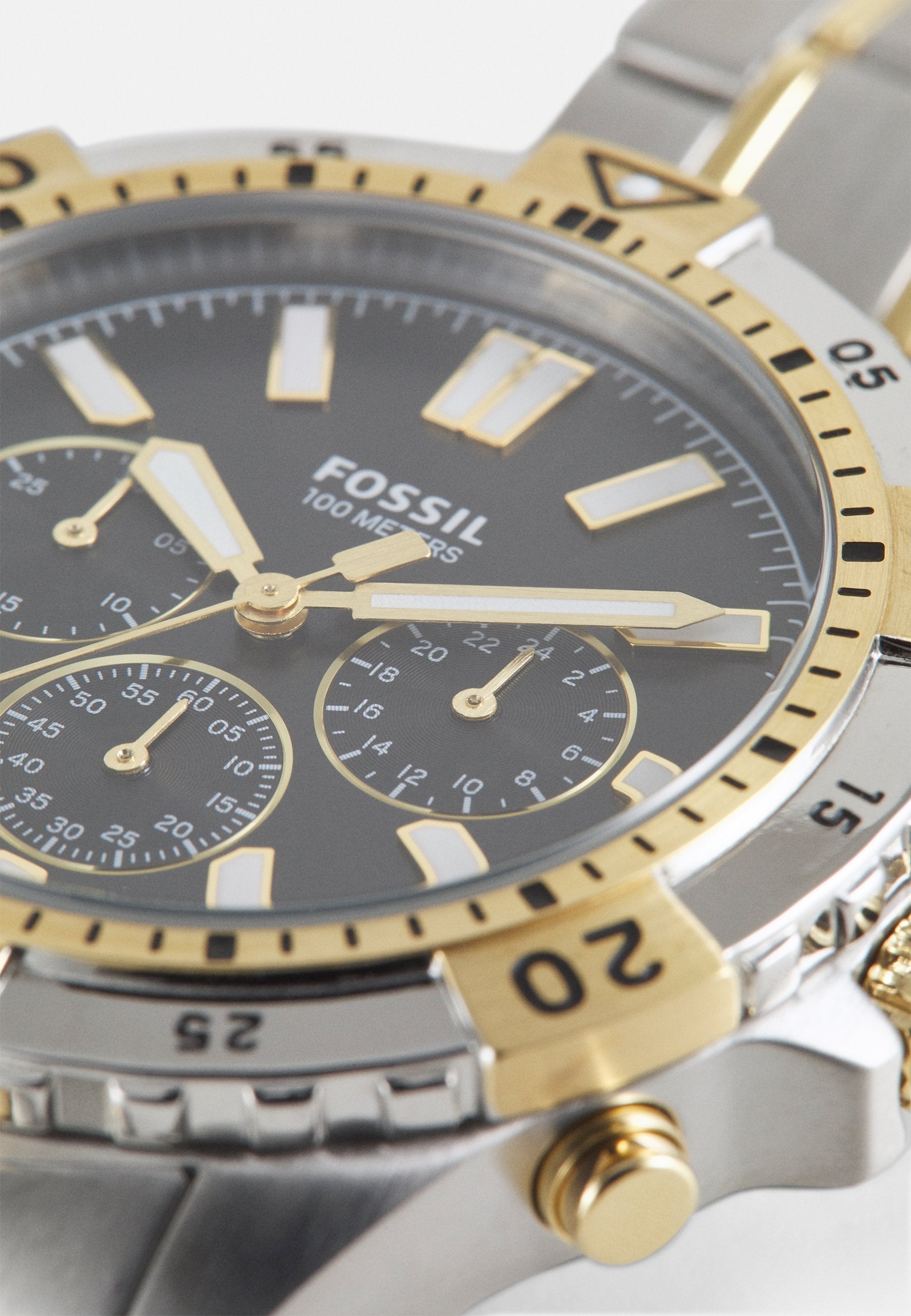  Shop Authentic Fossil Garrett Chronograph Green Dial Two Tone Steel Strap Watch for Men - FS5622 - Luxxuri