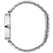  Shop Authentic Gucci G Interlocking Silver Dial Silver Steel Strap Watch For Women - YA133308 - Luxxuri