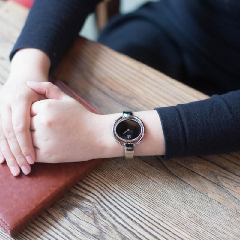  Shop Authentic Calvin Klein Drift Black Dial Silver Steel Strap Watch for Women - K6S2N111 - Luxxuri