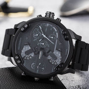  Shop Authentic Diesel Mr Daddy 2.0 Chronograph Black Dial Black Stainless Steel Watch For Men - DZ7396 - Luxxuri