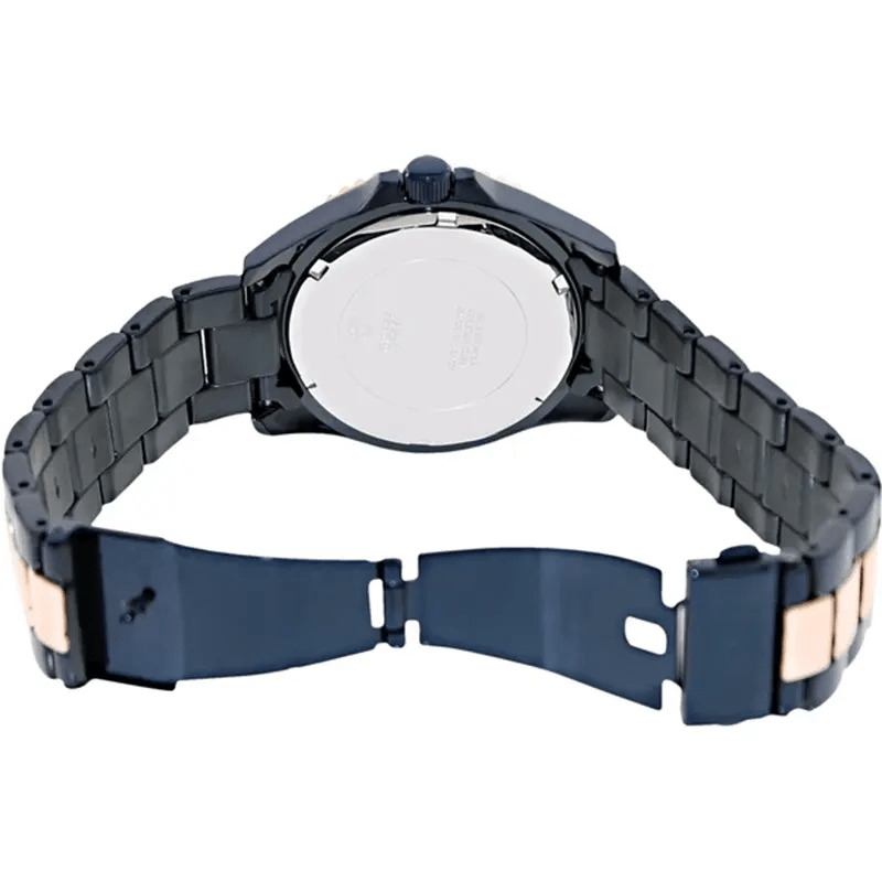  Shop Authentic Guess BFF Multifunction Blue Dial Two Tone Steel Strap Watch for Women - W0231L6 - Luxxuri
