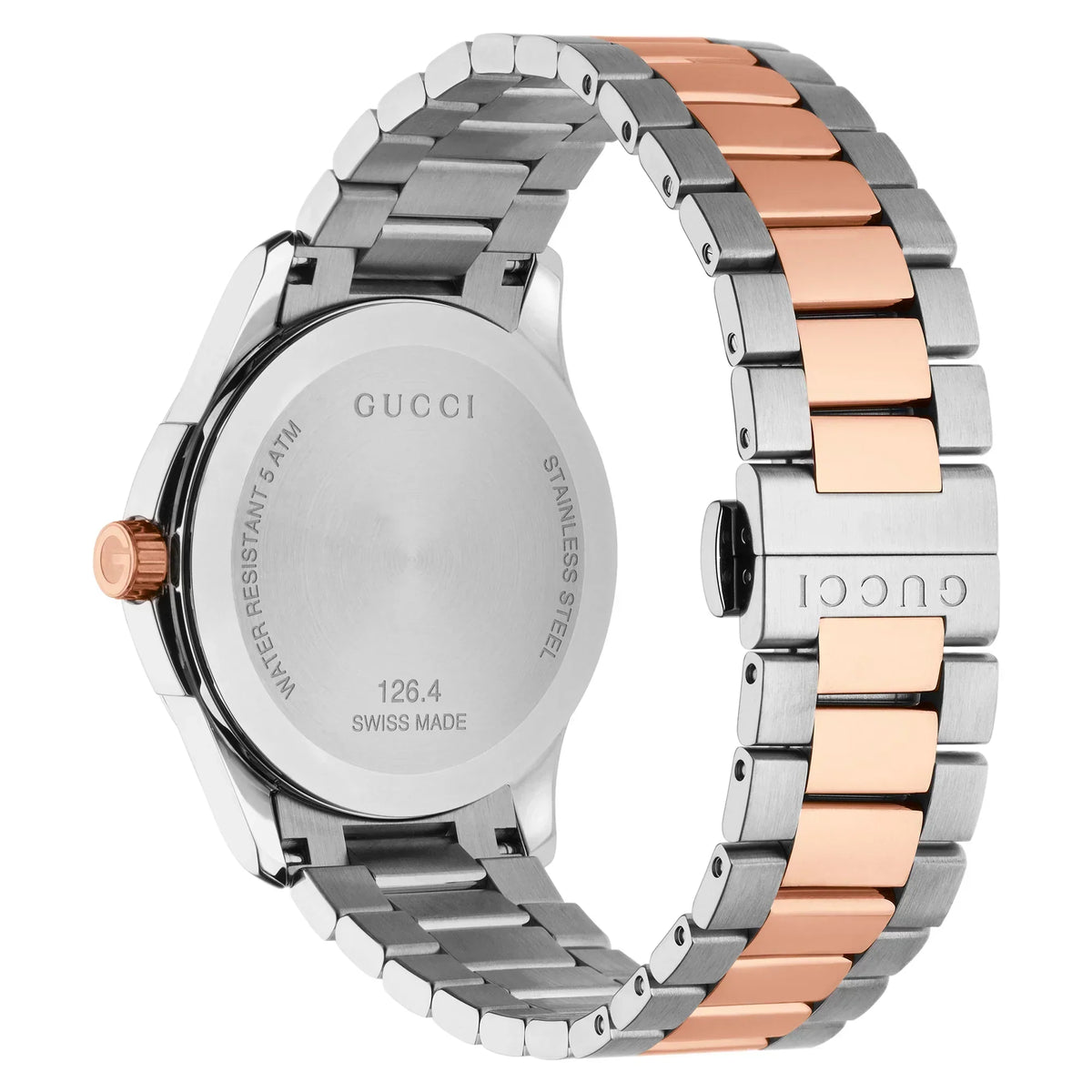  Shop Authentic Gucci G Timeless Silver Dial Two Tone Steel Strap Watch For Men - YA126447 - Luxxuri