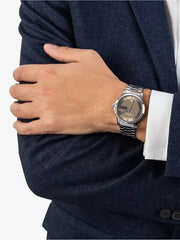  Shop Authentic Gucci G Timeless Brown Dial Silver Steel Strap Watch For Men - YA126445 - Luxxuri