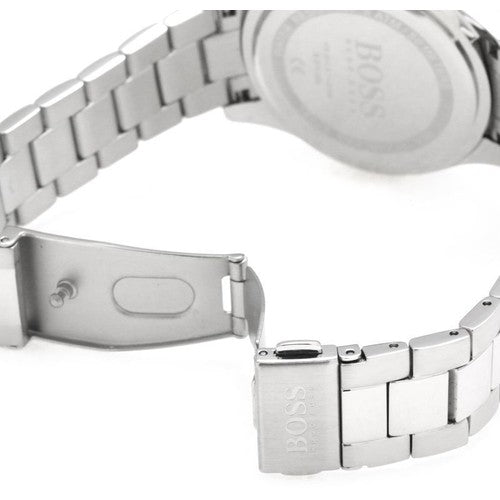  Shop Authentic Hugo Boss Premiere Rose Gold Dial Silver Steel Strap Watch for Women - 1502444 - Luxxuri