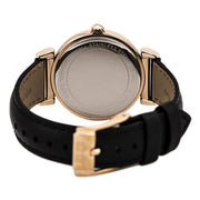  Shop Authentic Michael Kors Catlin Rose Gold Crystal Dial Black Leather Strap Watch for Women - MK2376 - Luxxuri