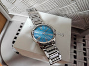  Shop Authentic Michael Kors Hartman Quartz Blue Dial Silver Steel Strap Watch For Women - MK3519 - Luxxuri