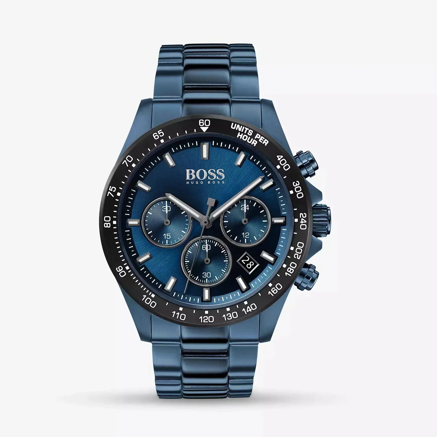  Shop Authentic Hugo Boss Hero Sport Lux Blue Dial Blue Steel Strap Watch for Men - 1513758 - Luxxuri