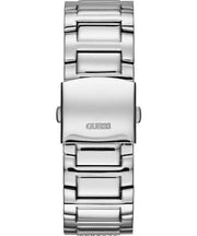  Shop Authentic Guess Atlas Chronograph Silver Dial Silver Steel Strap Watch For Men - W0668G7 - Luxxuri