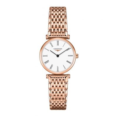  Shop Authentic Longines La Grande Classique White Dial Rose Gold Mesh Bracelet Watch for Women - L4.209.1.91.8 - Luxxuri