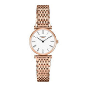  Shop Authentic Longines La Grande Classique White Dial Rose Gold Mesh Bracelet Watch for Women - L4.209.1.91.8 - Luxxuri