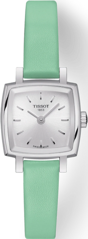  Shop Authentic Tissot T Lady Lovely Square Silver Dial Light Green Leather Strap Watch for Women - T058.109.16.031.01 - Luxxuri
