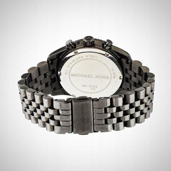  Shop Authentic Michael Kors Lexington Chronograph Black Dial Black Steel Strap Watch For Women - MK5709 - Luxxuri