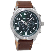  Shop Authentic Fossil Brox Multifunction Green Dial Brown Leather Strap Watch for Men - BQ2801 - Luxxuri