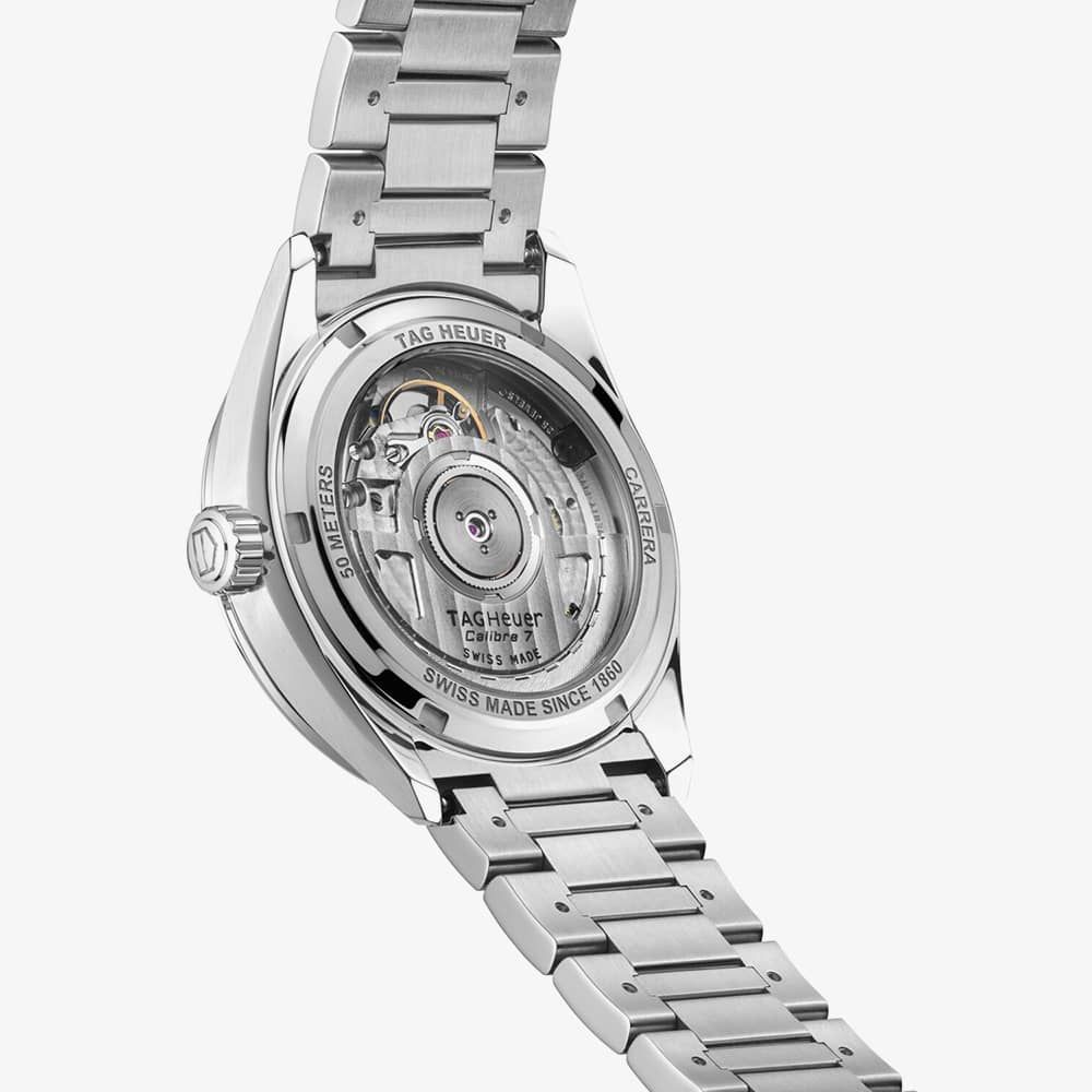  Shop Authentic Tag Heuer Carrera Date Silver Dial Silver Steel Strap Watch for Women - WBN2310.BA0001 - Luxxuri