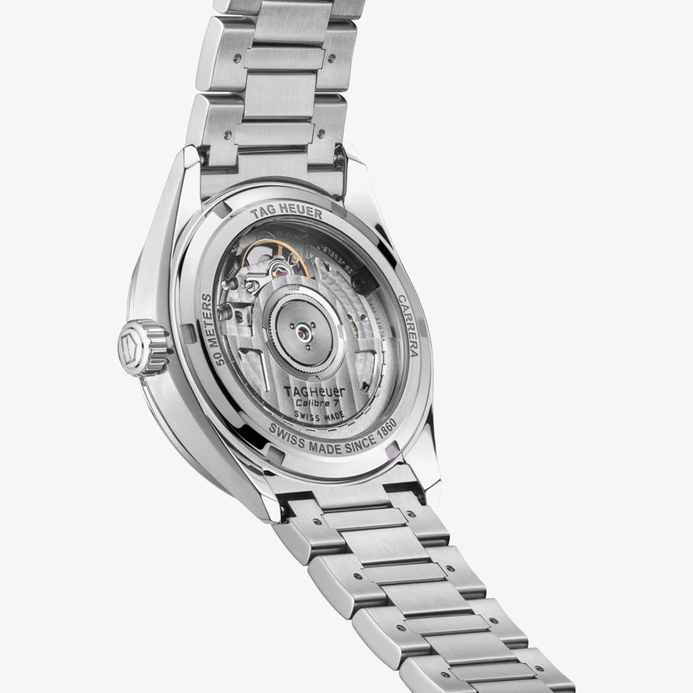  Shop Authentic Tag Heuer Carrera Date Blue Dial Silver Steel Strap Watch for Women - WBN2311.BA0001 - Luxxuri