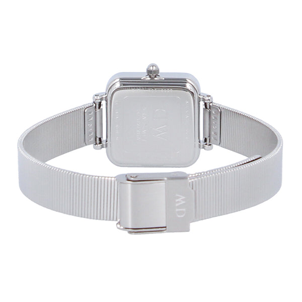  Shop Authentic Daniel Wellington Quadro Studio Black Dial Silver Mesh Strap Watch For Women - DW00100522 - Luxxuri