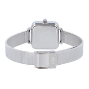  Shop Authentic Daniel Wellington Quadro Studio Black Dial Silver Mesh Strap Watch For Women - DW00100522 - Luxxuri