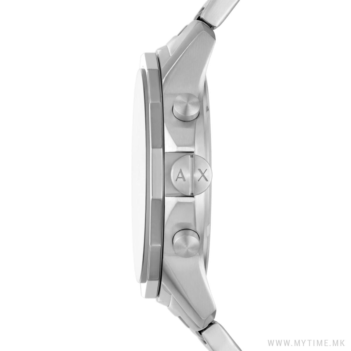  Shop Authentic Armani Exchange Banks Chronograph Black Dial Silver Steel Strap Watch For Men - AX1720 - Luxxuri