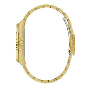  Shop Authentic Guess Connoisseur Analog Gold Dial Gold Steel Strap Watch For Men - GW0542G2 - Luxxuri