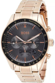  Shop Authentic Hugo Boss Trophy Grey Dial Rose Gold Steel Strap Watch for Men - 1513632 - Luxxuri