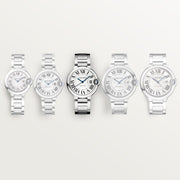  Shop Authentic Cartier Ballon Bleu De Cartier Silver Dial Silver Steel Strap Watch for Women - WSBB0048 - Luxxuri
